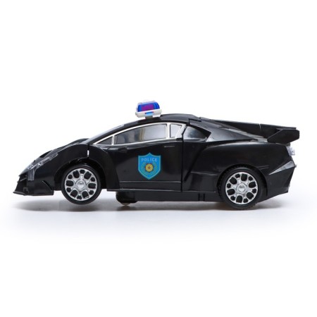 Robot radio -controlled "policeman", transforms, light and sound effects-5