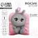 Baby plush backpack for the girl "Bunny", pink color