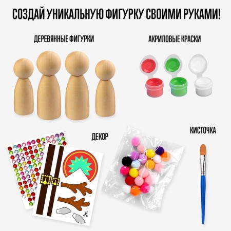 Set for creativity "Wood painting"-3