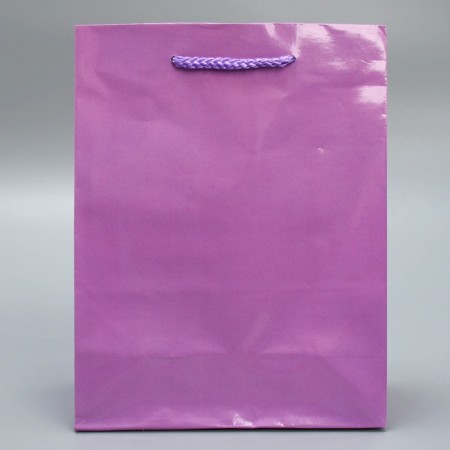 Gift package laminated, packaging, "lilac", MS 18 x 23 x 8 cm-2