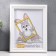 Photo frame plastic L-2 15x21 cm white (plastic screen)