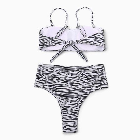 Swimsuit female separate minaku zebra, size 42-7