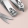 Manicure set "roses", 7 items, in a case, color mix