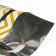 Gift, metallized package, Zig-zag gold 17x25 cm, 20 microns 10 pcs set