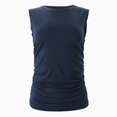 T-shirt female minku: Basic line color dark blue, river 42-5