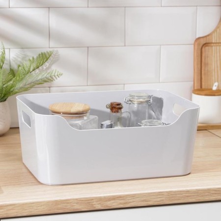 SCANDI storage basket, 10 l, 34 × 24 × 14 cm, color mix-9
