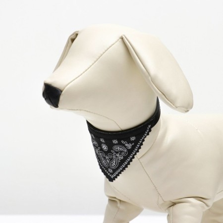 Collar with a scarf 32 x 1 cm, Osh 22-28, black-3