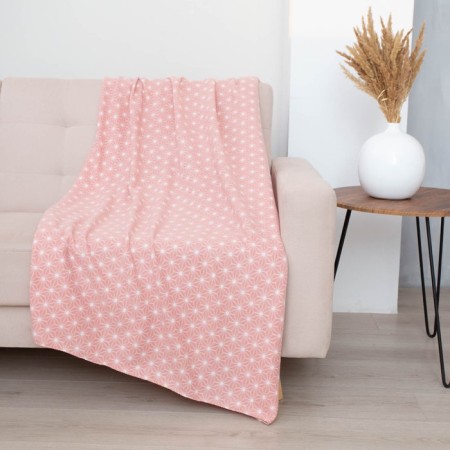 Aristo 130x170cm plaid, pink, fleece, 160g/m, 100% polyester