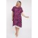 Female dress, size 62, dark pink color