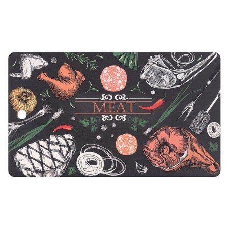 Dressing board Multida "Meat menu", birch, size 29x17 cm