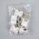 Set of garlands "Thread" 1 m Rosa, IP20, silver thread, 10 LED, white glow, 3 modes, AG13x3, 5 pcs.
