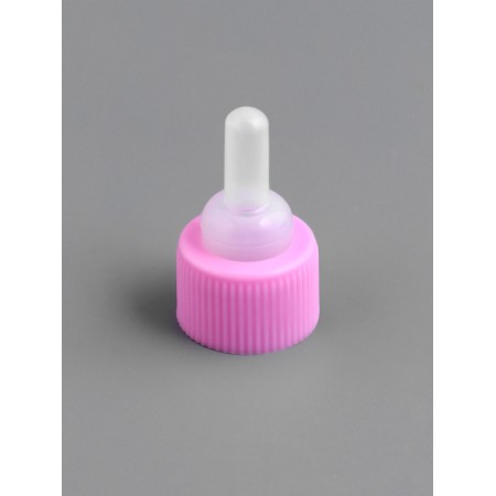 A set for feeding puppies and kittens (a bottle of 60 ml, nipple and ruff), pink-4