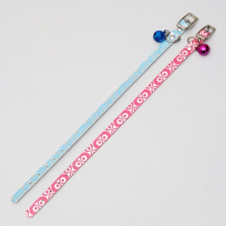 Collar "Fantasy", 30 x 1 cm, mix of flowers-3