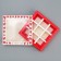 Box for sweets, confectionery packaging, 9 cells, “I love you”, hearts, 14.5 x 14.5 x 3.5 cm
