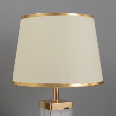 Table lamp "Crown" 1x40W E27 1x3W LED gold 23x23x43cm-3