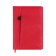 The diary is low, A5 160 sheets, leatherette, DEVENTE. KLINT, a solid cover with foam rubber, pocket, lies, block 70, red