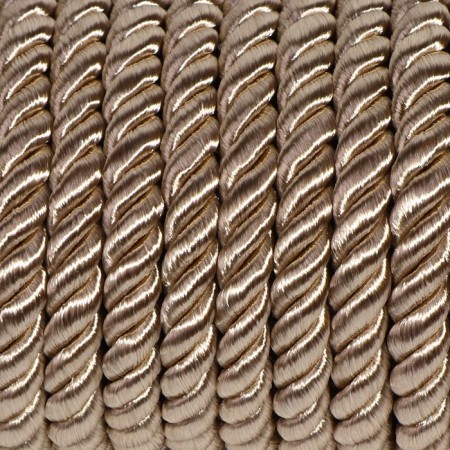 Cord twisted, d = 5 mm, 9 ± 1 m, the color is light gray-1