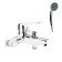ACCOONA A6365 bath mixer, single -leaf, short spout, chrome