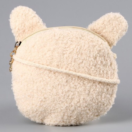 Children's soft "Bunny" baby, 15*13 cm, beige color-4