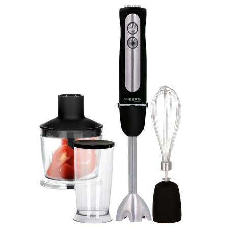 HIBERG HB 1041 BR, submersible blender, 1000 watts, 0.6/0.5 l, 5 speeds, black