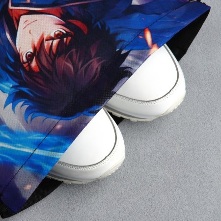 A bag for shoes "anime warrior" with a transparent window 30 x 40 cm-5