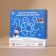 Gift set of "Happy holiday", bath foam and body washcloth, chewing gum