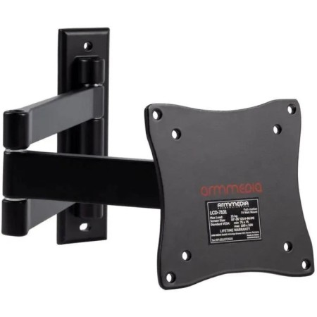 ARM Media LCD-7101, up to 15 kg, 10-26 ", wall-mounted, turn and slope, black