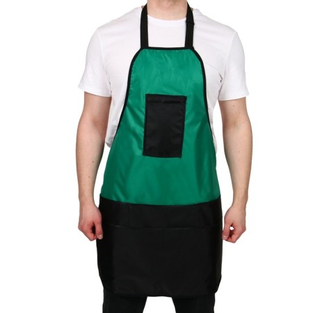Apron for tools, seven pockets, green-black, Greengo