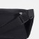 Zipper waist bag, external pocket, adjustable belt, black color