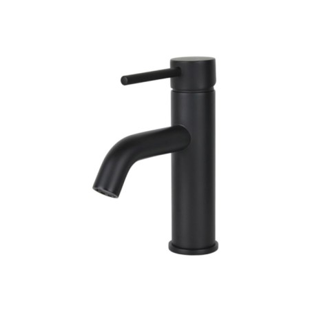 Bronze de Luxe Scandi 1451B shell mixer, single -leaf, pour 116 mm, black
