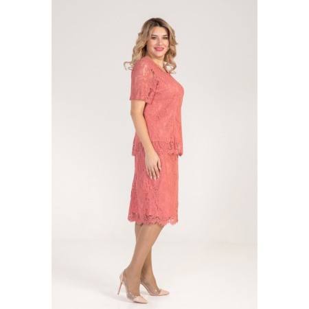 Female skirt, size 58, pink color-3