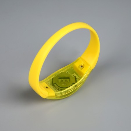 LED yellow bracelet, CR2016x2 batteries, yellow glow-5