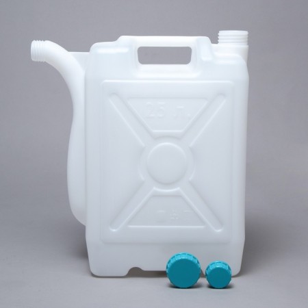 Food canister "Bogok", 25 l, with a drain, white-1