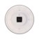 Watching clock, interior "ruby", silent, d-34 cm, white