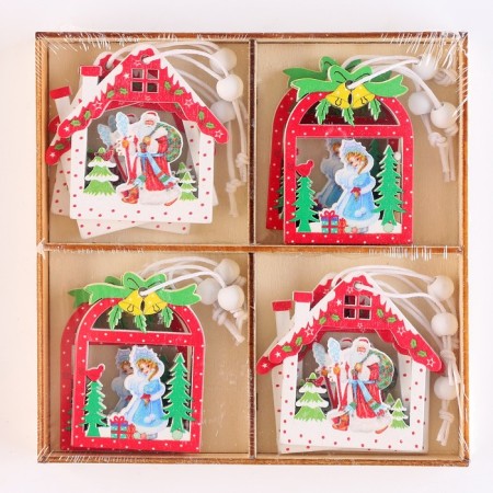 Set of New Year's pendants, 12 pcs., Mix-7