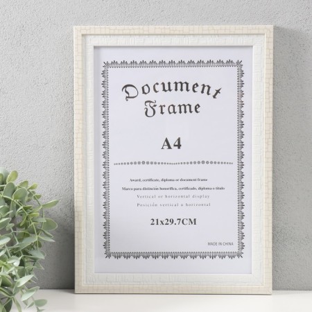 Photo frame plastic A4 Format "Double. White Brick" 33.7x25x1 cm