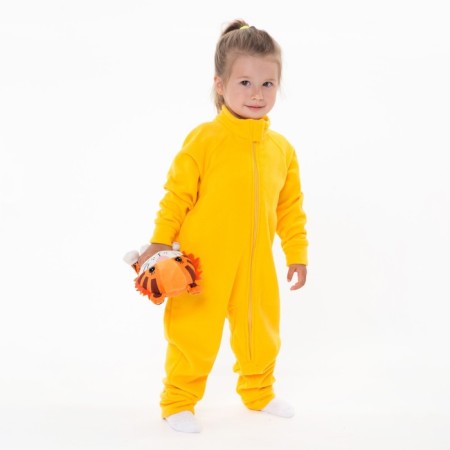 Combineson children, yellow color, height 86-92 cm