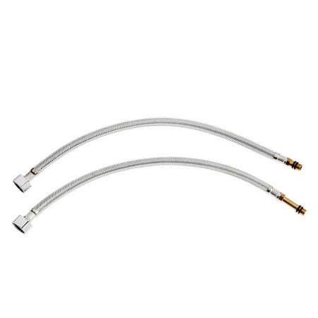 ROEGEN RC014W kitchen mixer, single -leaf, flexible surge, zinc, white, chrome-3