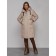 Coat insulated winter female, size 48, beige color