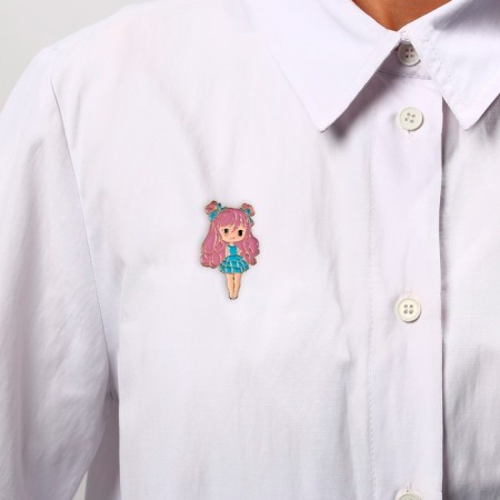 Brooch "Cute", 2.9 x 4.9 cm-1