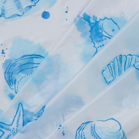 Bathon curtain "Poseidon", 180 × 180 cm, white color-2