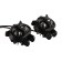 FARA Sovedodid, Owl, 12 V, 15 W, 1080 lm, wire 56 cm, white-yellow light, set 2 pcs