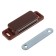 Furniture magnet M003BR, 72x13, large, brown