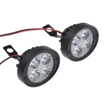 Farah Faram for motor vehicles, 4 LED, IP67, 3 W, directed light, set 2 pcs