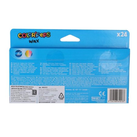 Мелки восковые 24 цвета, Maped Color Peps Wax-5