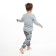 Pajamas for a boy, gray color, height 122 cm