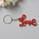 Browler plastic for metal "Love inscription with heart" MIX 3x4.7 cm