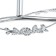 House "Ophelia" 2he27 40t chrome 47x18x25 cm Bayerlux