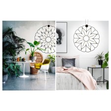 Suspension lamp Maytoni Mod037PL-L48B, LED, 1x48 W, 950x950x1500 mm, 3200 lm, 3000k, black