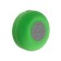 Portable column Luazon Lpck-06, 150 mAh, waterproof, on suction cup, green